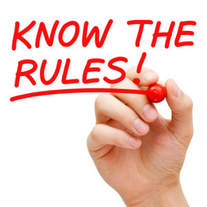 Know the Rules!