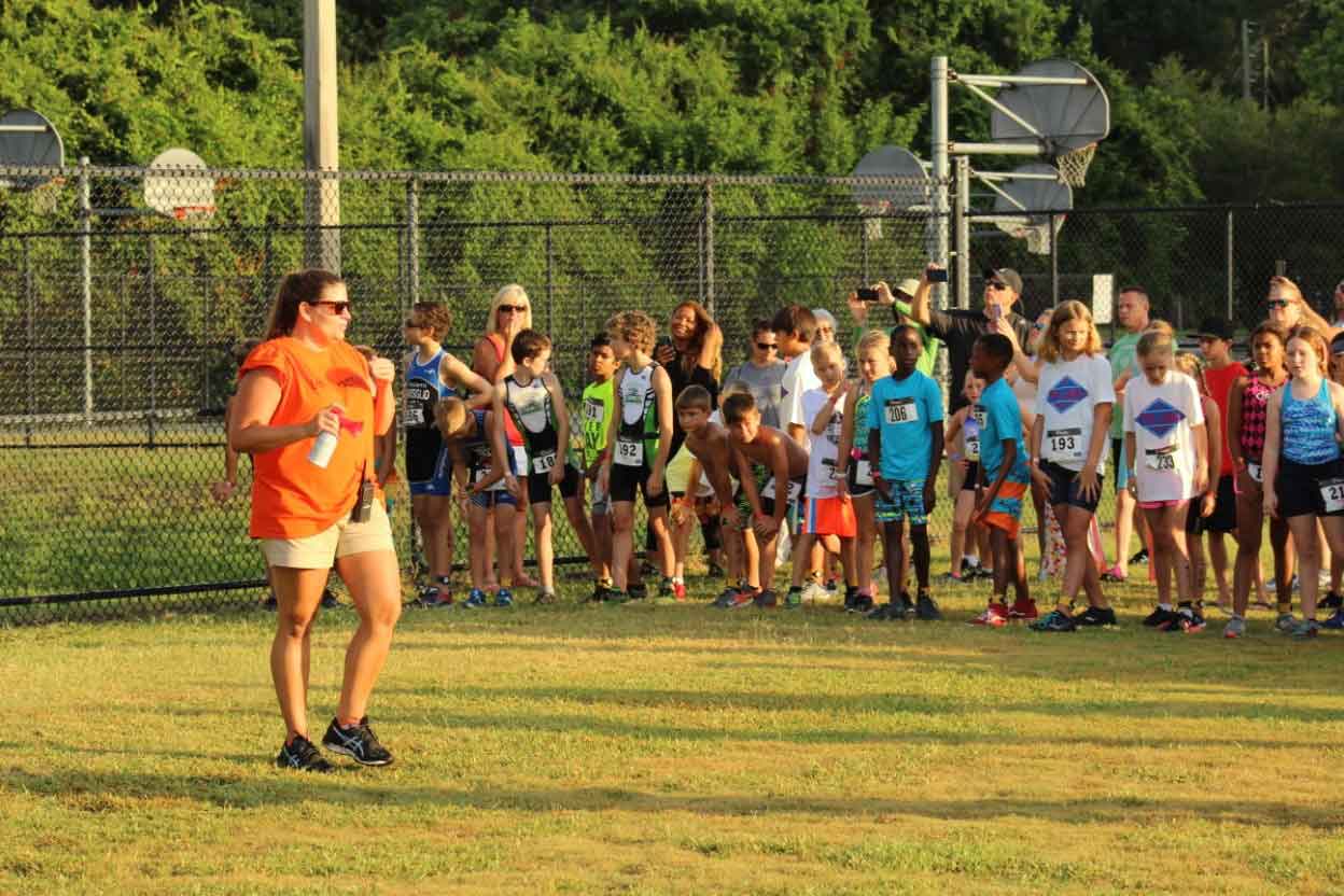 Photo of Becky Gunter at the Tri' if You Dare Event