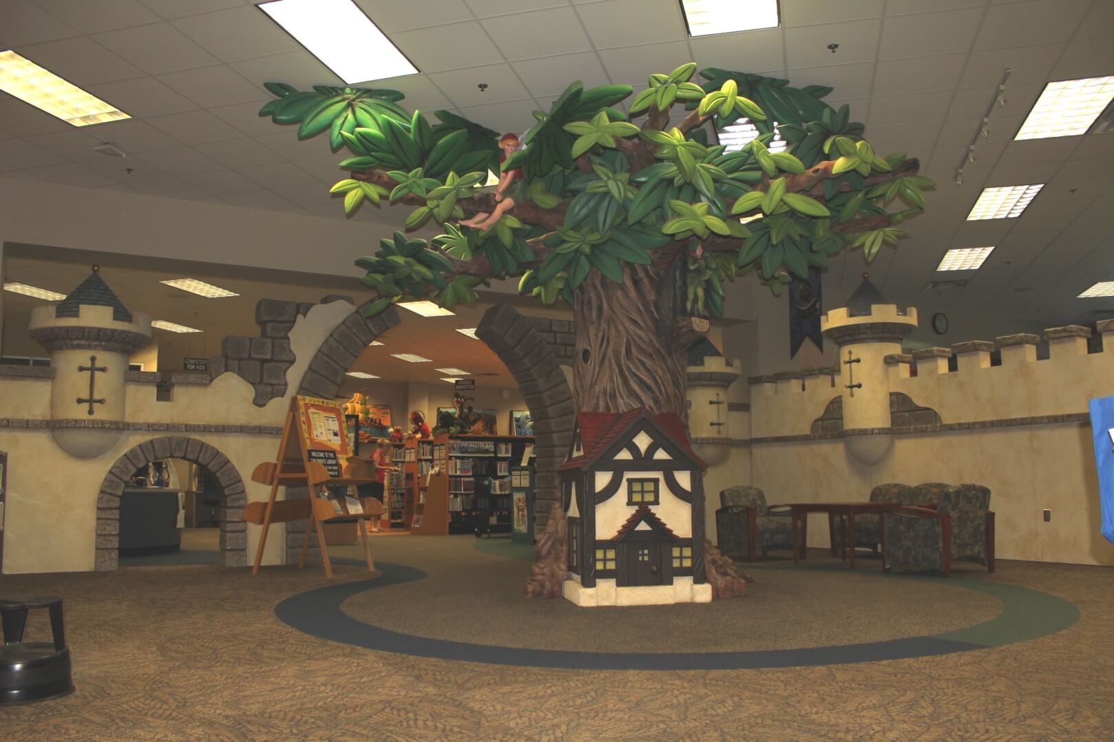 Children's area at Seminole Community Library