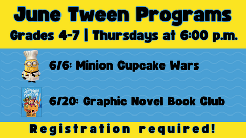 March Tween Programs Grades 4-7 | Thursdays at 6:30 p.m.; 3/7 Swifties Friendship Bracelet Making Party; 3/21 Graphic Novel Book Club; Registration Required